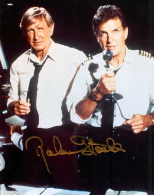 Picture of Autograph Warehouse 10438 Robert Stack Autographed 8 x 10 Photo Airplane