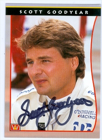 Picture of Autograph Warehouse 30814 Scott Goodyear Autographed Trading Card Auto Racing