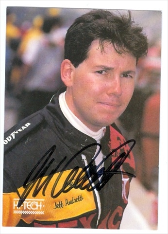Picture of Autograph Warehouse 30816 Jeff Andretti Autographed Trading Card Auto Racing