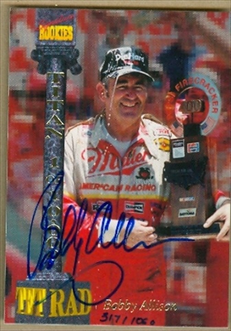 Picture of Autograph Warehouse 30818 Bobby Allison Autographed Trading Card Auto Racing 1994 Signature Rookies No. Cxix 67