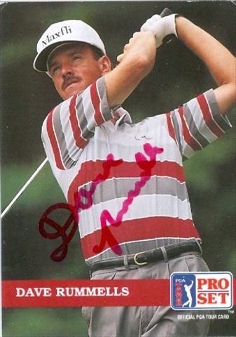 Picture of Autograph Warehouse 30835 Dave Rummells Autographed Trading Card Golf Pro Set