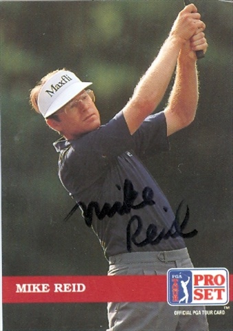 Picture of Autograph Warehouse 30837 Mike Reid Autographed Trading Card Golf Pro Set