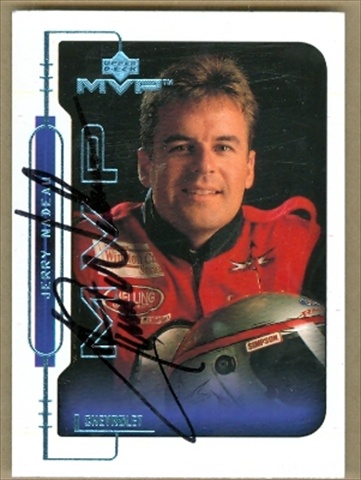 Picture of Autograph Warehouse 30867 Jerry Nadeau Autographed Trading Card Auto Racing 2000 Upper Deck No. 19 67