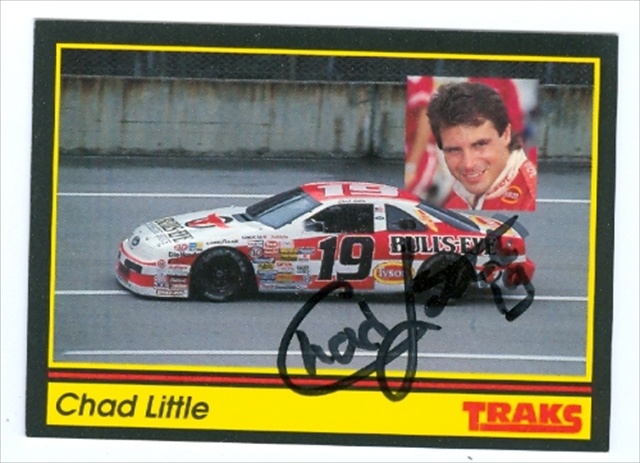 Picture of Autograph Warehouse 31605 Chad Little Autographed Trading Card Auto Racing 1991 Tracks- No. 19