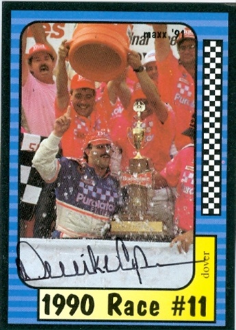 Picture of Autograph Warehouse 31606 Derrike Cope Autographed Trading Card Auto Racing Maxx 1991- 1990 Race No. 11
