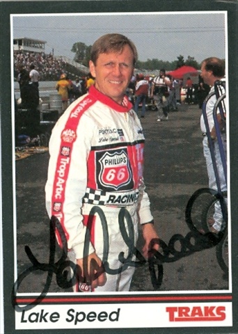 Picture of Autograph Warehouse 31623 Lake Speed Autographed Trading Card Auto Racing 1991 Tracks- No. 148