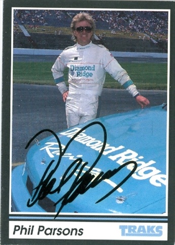 Picture of Autograph Warehouse 31644 Phil Parsons Autographed Trading Card Auto Racing 1991 Tracks- No. 29