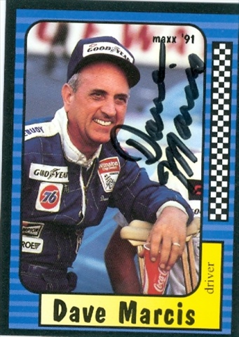 Picture of Autograph Warehouse 31659 Dave Marcis Autographed Trading Card Auto Racing Maxx 1991