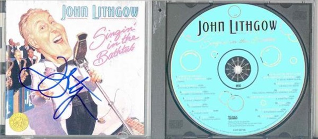 Picture of Autograph Warehouse 31901 John Lithgow Autographed Cd Singing In The Bathtub