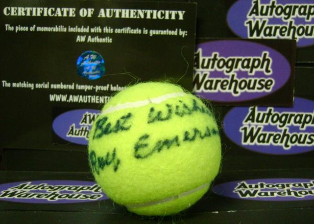 Picture of Autograph Warehouse 32320 Roy Emerson Autographed Tennis Ball