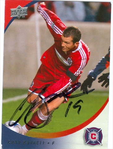 Picture of Autograph Warehouse 32876 Chad Barrett Autographed Soccer Trading Card Mls Soccer