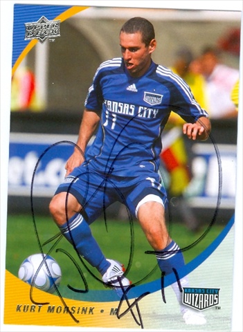 Picture of Autograph Warehouse 32887 Kurt Morsink Autographed Soccer Trading Card Mls Soccer