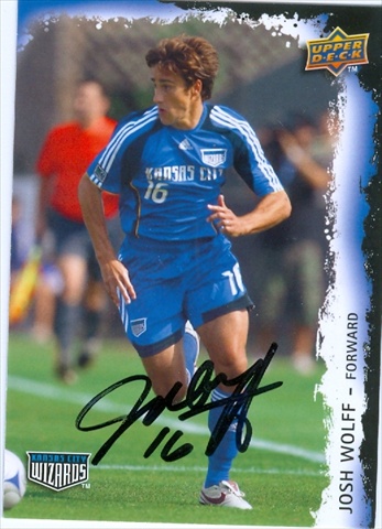 Picture of Autograph Warehouse 32891 Josh Wolff Autographed Soccer Trading Card Mls Soccer
