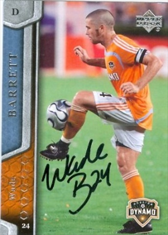 Picture of Autograph Warehouse 32894 Wade Barrett Autographed Soccer Trading Card Mls Soccer