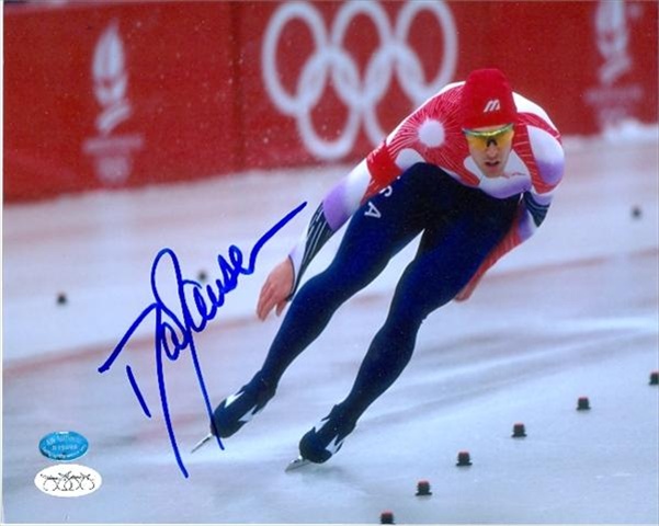 Picture of Autograph Warehouse 35958 Dan Jansen Autographed 8 x 10 Photo Speed Skating Jsa Image No. 2