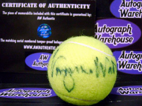 Picture of Autograph Warehouse 17838 Virginia Wade Autographed Tennis Ball