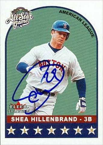 37415 Shea Hillenbrand Autographed Baseball Card Boston Red Sox 2002 Fleer Tradition No. U302 -  Autograph Warehouse