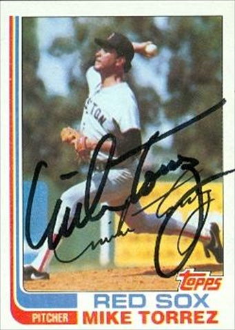 37636 Mike Torrez Autographed Baseball Card Boston Red Sox 1982 Topps No. 225 -  Autograph Warehouse