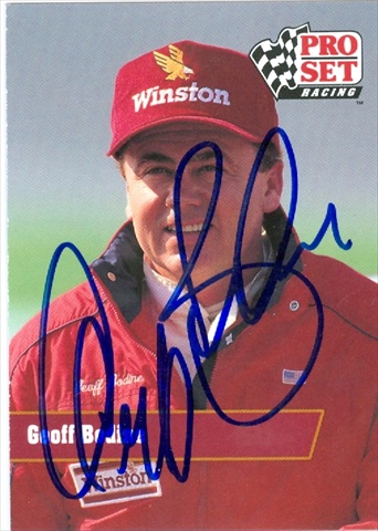 41151 Geoff Bodine Autographed Trading Card Auto Racing 1991 Pro Set No. 33 -  Autograph Warehouse