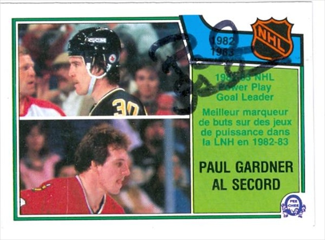42559 Paul Gardner Autographed Hockey Card Pittsburgh Penguins 1983 O-Pee-Chee No. 219 -  Autograph Warehouse
