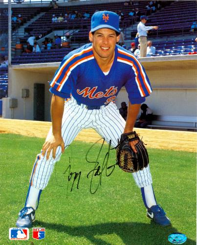 49307 Gregg Jefferies Autographed 8 x 10 Photo New York Mets Image No .2 67