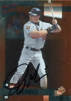 50538 Jay Gibbons Autographed Baseball Card Baltimore Orioles 2002 Best Of Donruss Fan Club No .167