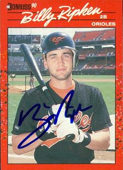51023 Billy Ripken Autographed Baseball Card Baltimore Orioles 1990 Donruss No .164 -  Autograph Warehouse