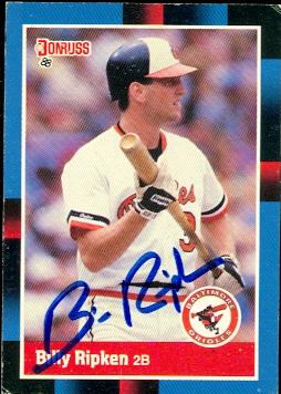 51028 Billy Ripken Autographed Baseball Card Baltimore Orioles 1988 Donruss No .336 -  Autograph Warehouse