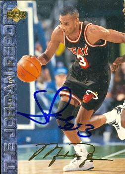 51874 Steve Smith Autographed Basketball Card Miami Heat 1994 Upper Deck The Jordan Report No .65 -  Autograph Warehouse