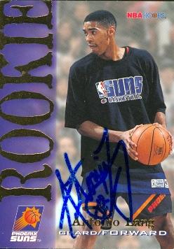 52066 Antonio Lang Autographed Basketball Card Phoenix Suns 1995 Hoops Rookie No .362 -  Autograph Warehouse