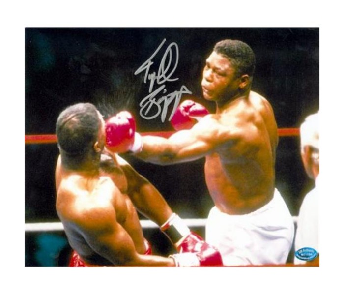 Picture of Autograph Warehouse 55526 Tyrell Biggs Autographed 8 x 10 Photo