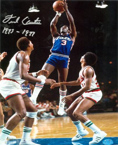 55527 Fred Carter Autographed 8 x 10 Photo Philadelphia 76Ers
