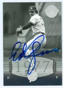 56235 Ed Figueroa Autographed Baseball Card New York Yankees 2004 Upper Deck No 147 Legends Timeless Teams 56235 Ed Figueroa Autographed Baseball Card New York Yankees 2004 Upper Deck No 147 Legends Timeless Teams