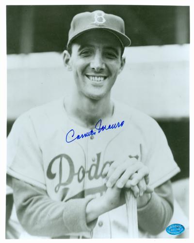 56558 Carmen Mauro Autographed 8 x 10 Photo Brooklyn Dodgers -  Autograph Warehouse