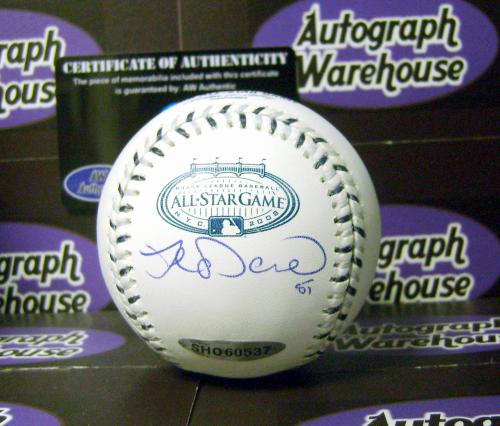 56587 Joe Saunders Autographed 2008 All Star Game Baseball Uda