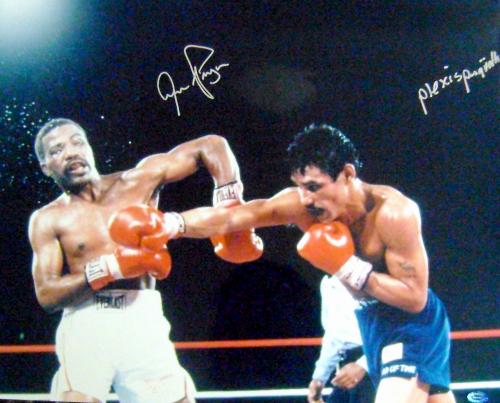 Picture of Autograph Warehouse 60954 Alexis Arguello and Aaron Pryor Autographed 16X20 Photo Boxing