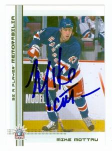 61606 Mike Mottau Autographed Hockey Card New York Rangers 2000 Nhl Be A Player No. 483 -  Autograph Warehouse