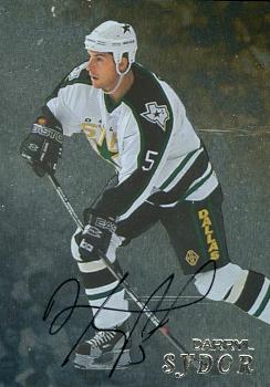 62136 Darryl Sydor Autographed Hockey Card Dallas Stars 1998 In The Game No. 191