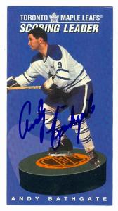 Picture of Autograph Warehouse 64353 Andy Bathgate Autographed Hockey Card Toronto Maple Leafs 1995 Parkhurst 1964-1965 Tallboys No. 174