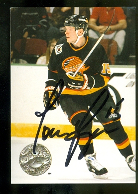 65943 Tom Fergus Autographed Hockey Card Vancouver Canucks 1992 Pro Set No. 238 -  Autograph Warehouse