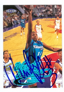 Picture of Autograph Warehouse 67605 Wendy Palmer Autographed Basketball Card Detroit Shock 1999 Fleer Ultra No. 83