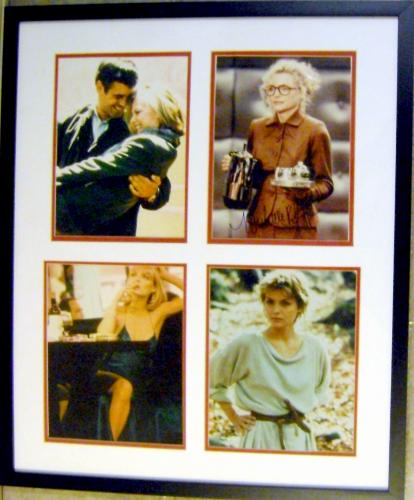 68856 Michelle Pfeiffer Autographed 8 x 10 Photo Signed On Batman Photo Deluxe Framed With Ladyhawke- One Fine Day- And Scarface Photos -  Autograph Warehouse