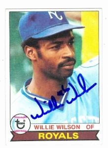 69013 Willie Wilson Autographed Baseball Card Kansas City Royals 1979 Topps No. 409 -  Autograph Warehouse