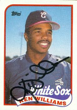 70354 Kenny Williams Autographed Baseball Card Chicago White Sox 1989 Topps No. 34 -  Autograph Warehouse