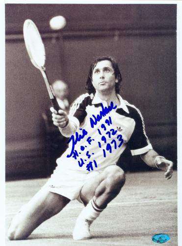 Ilie Nastase Autographed 8 x 10 Photo