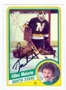 71290 Gilles Meloche Autographed Hockey Card Minnesota North Stars 1984 Topps No. 79 -  Autograph Warehouse