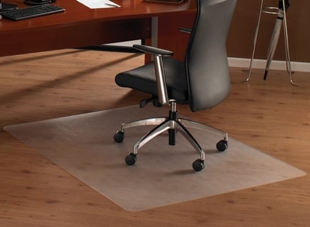 Cleartex 128920ERA Anti-Slip Ultimat Rectangular Chair Mat For Polished Hard Floors 47 X 35 In -  Floortex, FC128920ERA