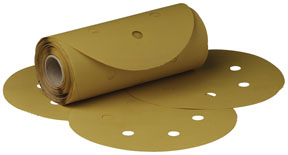Picture of 3M 1435 6-320A-Go-175 6 in. Stikit Gold P320 Grade Sanding Discs- 175 Disc Roll