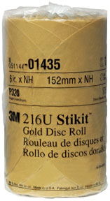 Picture of 3M 1566 6 in. Nh 80D Psa Green Dust Free Stikit Green Disc-6 In- 80D- 100 Discs Per Roll