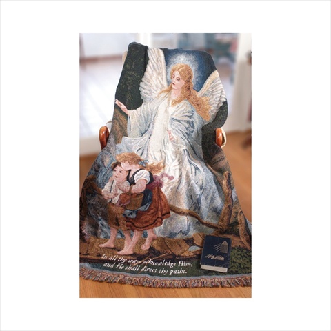 Manual Woodworkers and Weavers Direct Thy Paths Tapestry Throw Blanket 50 X 60 in.